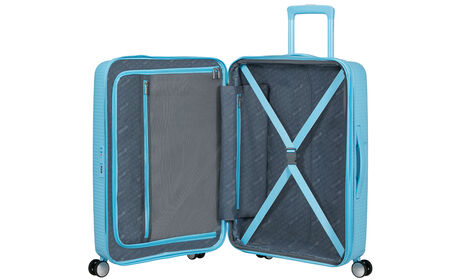 Organisation intérieure avec une poche  zippée supplémentaire