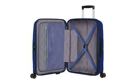 Organisation intérieure avec poche tablier zippée supplémentaire