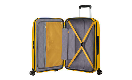 Organisation intérieure avec poche tablier zippée supplémentaire