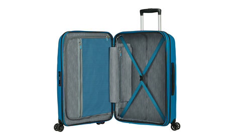 Organisation intérieure avec poche tablier zippée supplémentaire