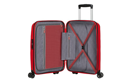 Organisation intérieure avec poche tablier zippée supplémentaire