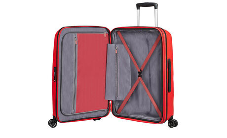 Interior organisation with extra zipped apron pocket