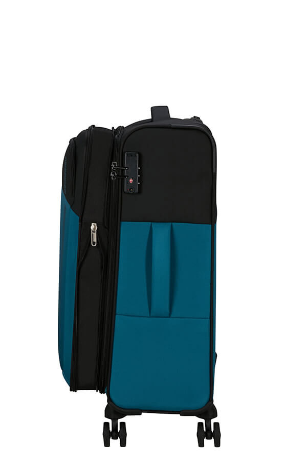 American Tourister Daring Dash Spinner Expandable TSA M  Noir/Bleu