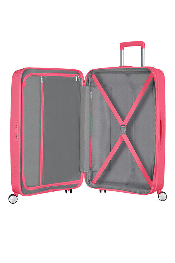 American Tourister Soundbox Spinner Expandable 77cm  Rose intense