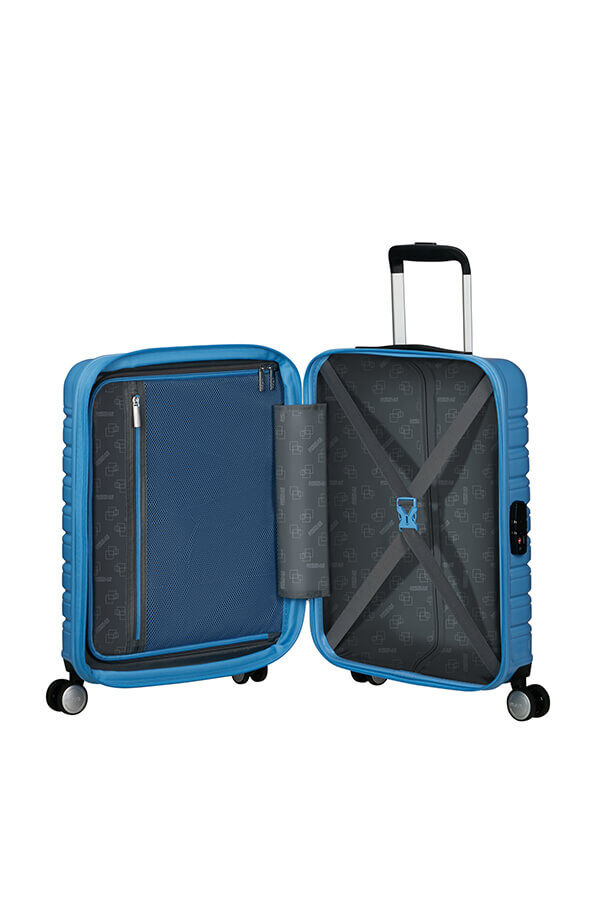 American Tourister Flashline Pop Spinner Exp TSA 55cm  Cloudy Blue
