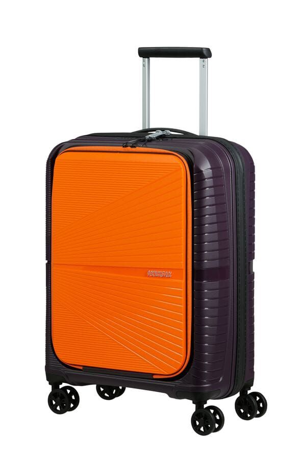 American Tourister Airconic Spinner 55/20 Frontl. 15.6'  Dark Plum/Orange