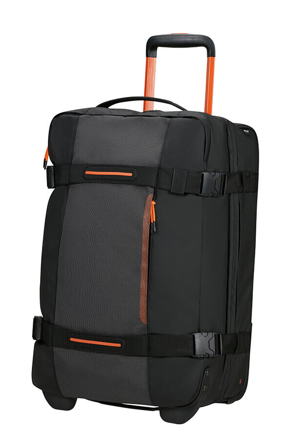 American Tourister Urban Track Duffle with Wheels Lmtd S  Noir/Orange