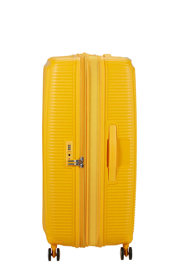 American Tourister SoundBox Spinner TSA Expandable 80cm  Jaune or