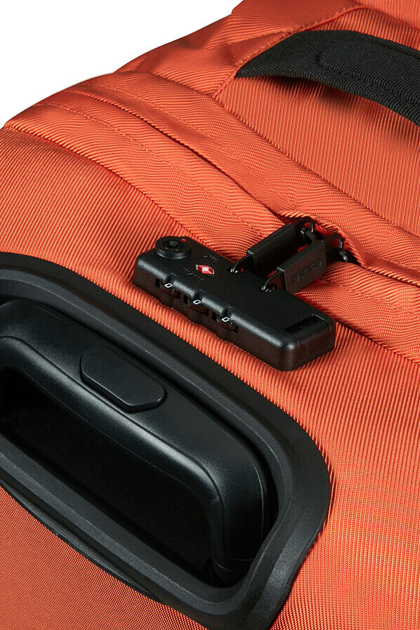 American Tourister Urban Track Duffle with Wheels S  Radiant Orange