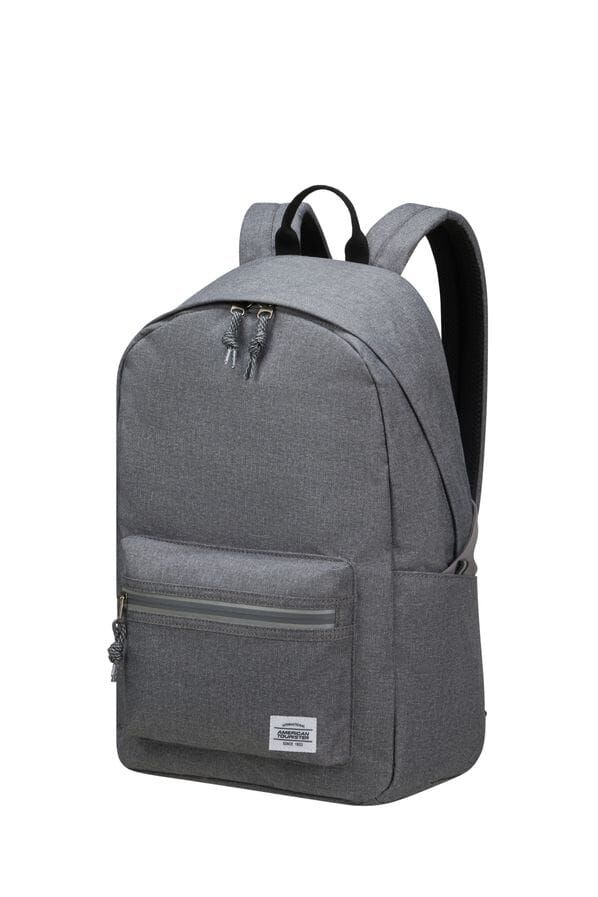 American Tourister Brightup Backpack Zip  Grey Melange