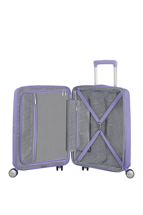 American Tourister Soundbox Spinner Expandable 55cm  Lavande