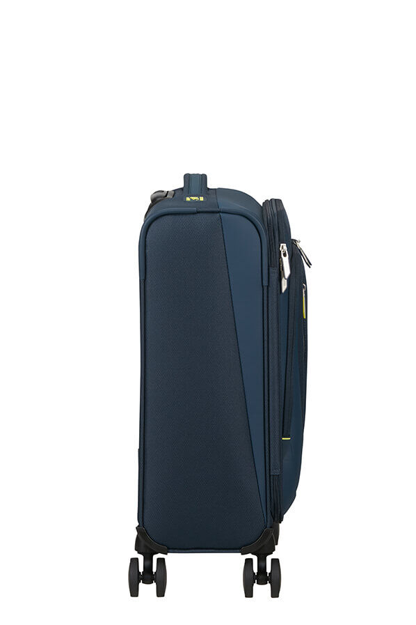 American Tourister Wanderlite Spinner TSA S  Bleu marine fonc&eacute;