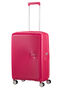 SoundBox Bagage moyen s&eacute;jour | American Tourister Soundbox Spinner extensible 67cm Lightning Pink