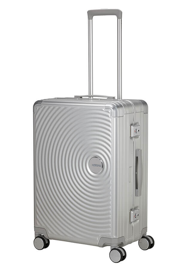 American Tourister Soundbox Alu Spinner TSA 68cm  Silver