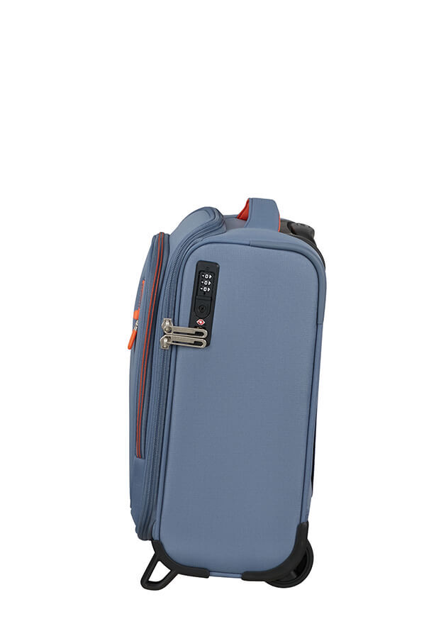 Cloudrider Valise 2 roues S/M | American Tourister Cloudrider Upright Underseater Tsa  Stone Blue