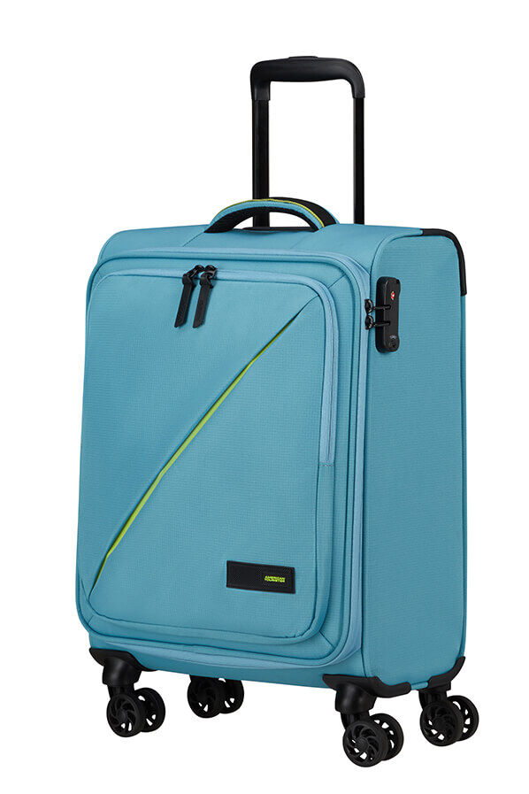 American Tourister Take2cabin Spinner Tsa 55cm  Bleu Vent