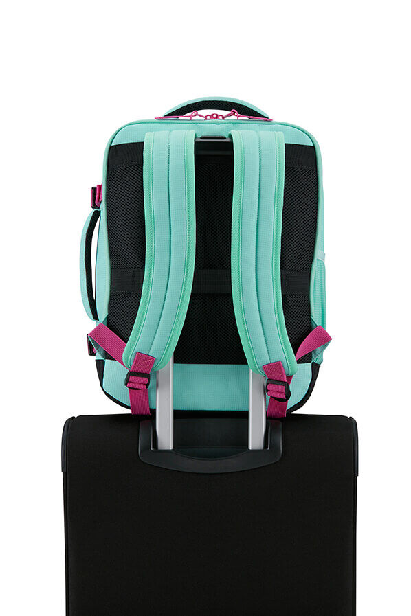 American Tourister Take2cabin Casual Backpack MS  Jelly Mint/Electric Fuchsia