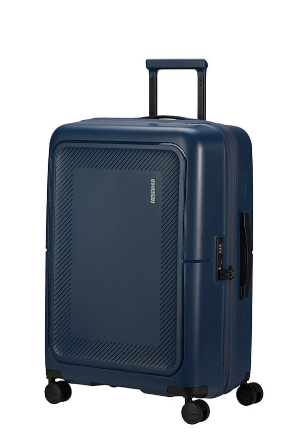 American Tourister DashPop Spinner Expandable TSA 67cm Midnight Blue