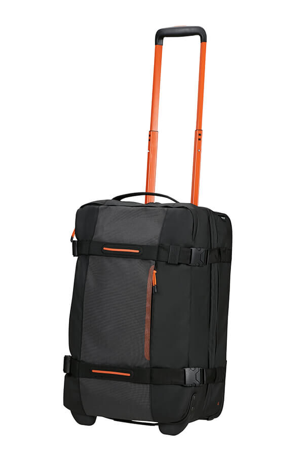 American Tourister Urban Track Duffle with Wheels Lmtd S  Noir/Orange