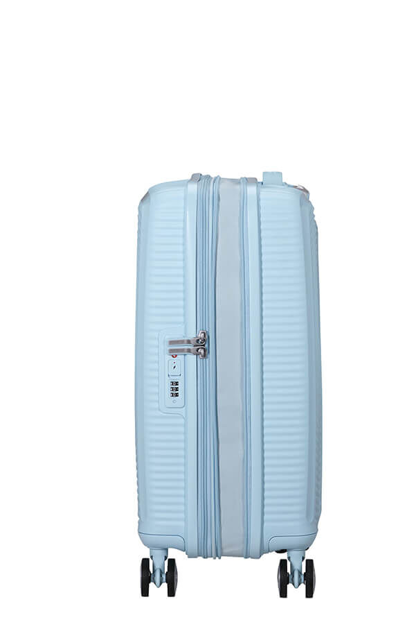 American Tourister SoundBox Spinner TSA Expandable 55cm  Pastel Blue