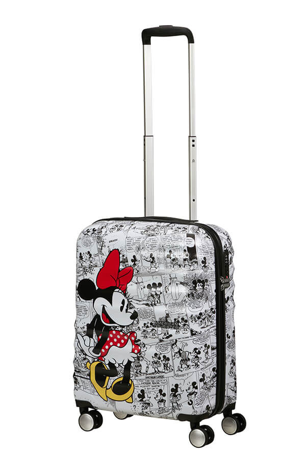 American Tourister Disney Wavebreaker Spinner TSA Disney Fl 55cm  Minnie Comics White