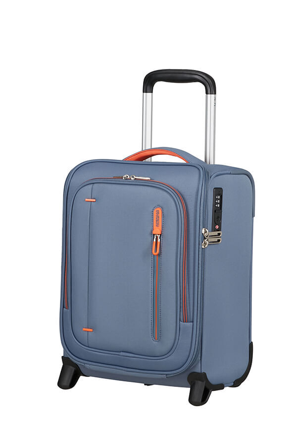 Cloudrider Valise 2 roues S/M | American Tourister Cloudrider Upright Underseater Tsa  Stone Blue
