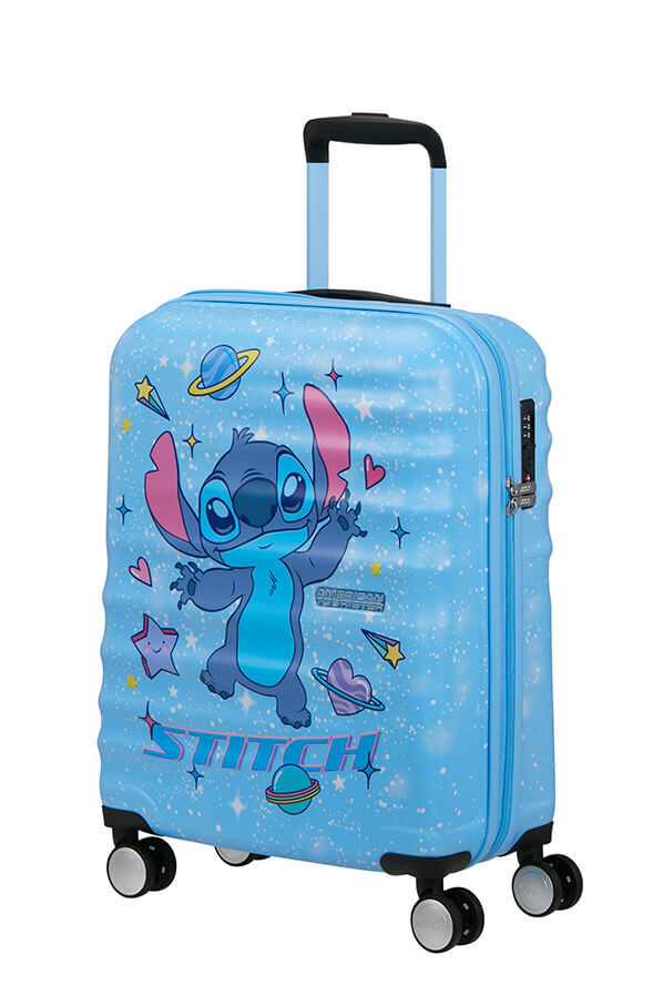 Disney Wavebreaker Bagage cabine | American Tourister Disney Wavebreaker Spinner TSA Disney Fl 55cm  Stitch Universe