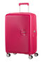 SoundBox Bagage moyen s&eacute;jour | American Tourister Soundbox Spinner extensible 67cm Lightning Pink