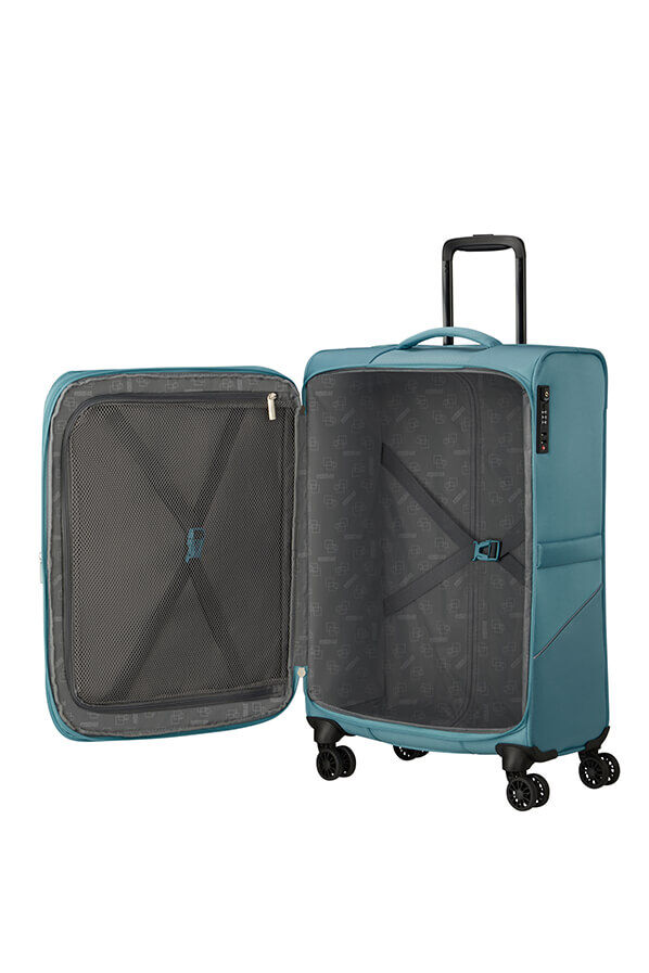 American Tourister SummerRide Spinner M EXP TSA 69cm Bleu Vent