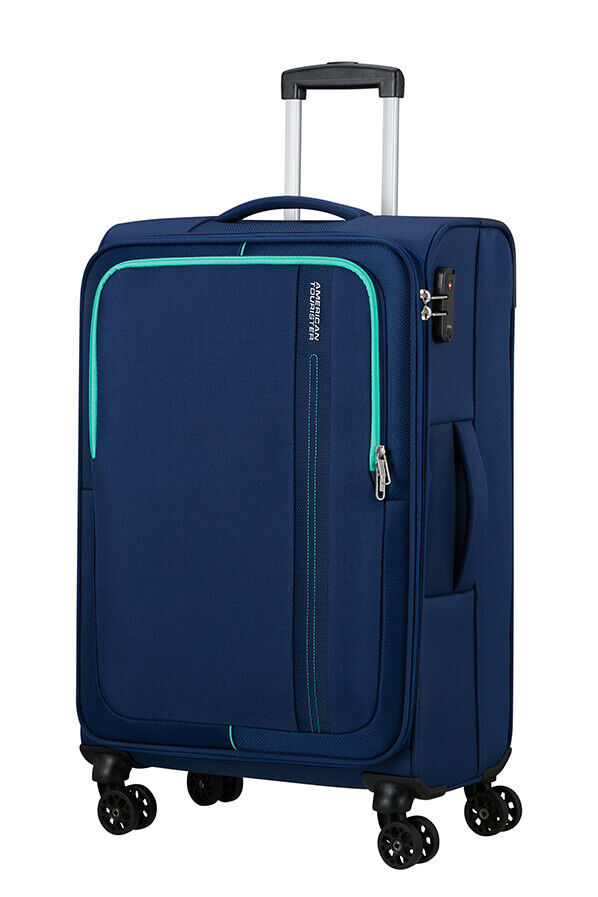 American Tourister Sea Seeker Spinner 68/25 Tsa 68cm  Combat Navy