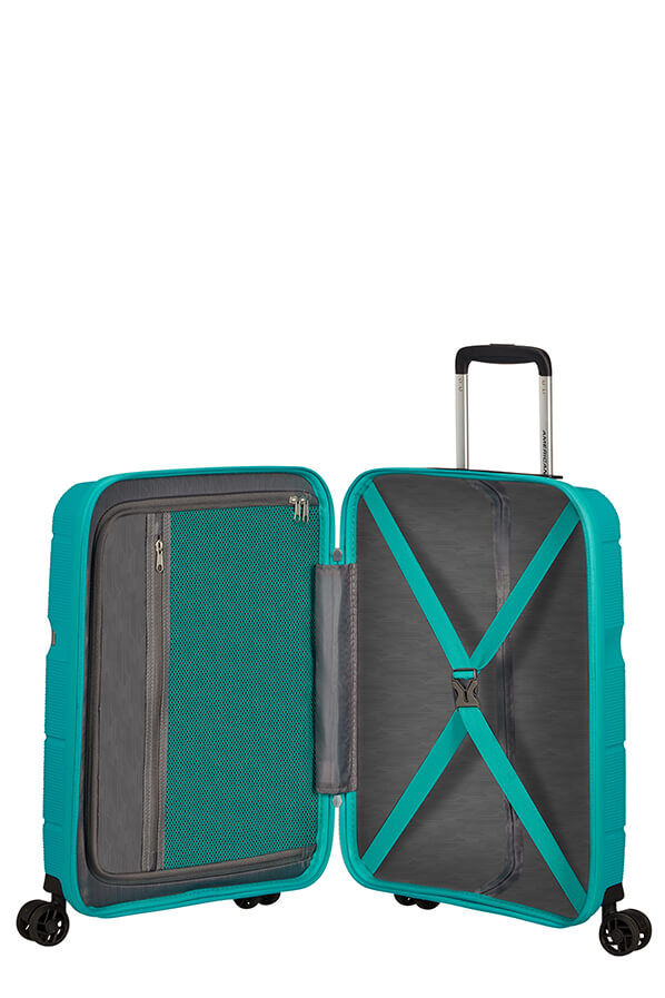 American Tourister Linex Spinner 55cm  Bleu Oc&eacute;an