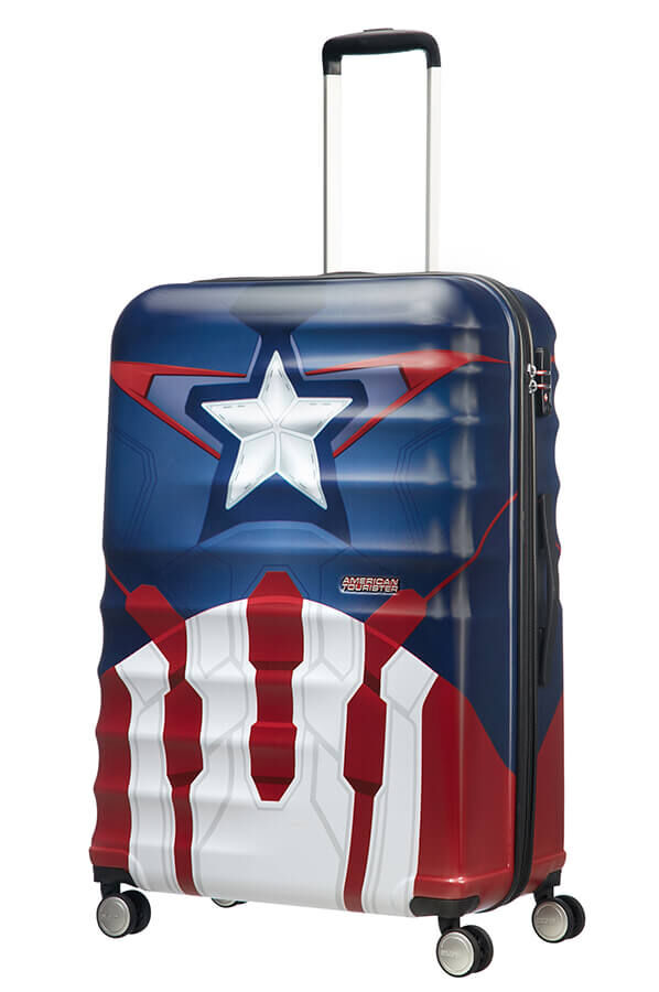 American Tourister Wavebreaker Disney Spinner 77cm  Captain America Close-Up