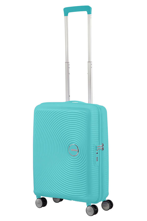 American Tourister Soundbox Spinner TSA Expandable 55cm  Poolside Blue