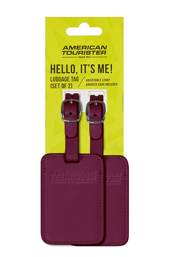 Luggage Tags &Eacute;tiquette &agrave; bagages &ndash; Lot de 2 pi&egrave;ces