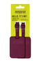 Luggage Tags &Eacute;tiquette &agrave; bagages &ndash; Lot de 2 pi&egrave;ces