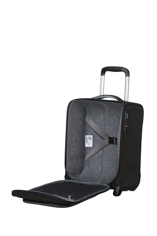 Cloudrider Valise 2 roues S/M | American Tourister Cloudrider Upright Underseater Tsa  Jet Black