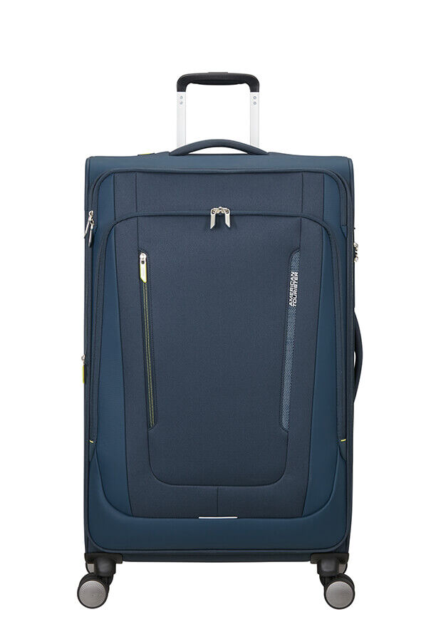 American Tourister Wanderlite Spinner EXP TSA L  Bleu marine fonc&eacute;