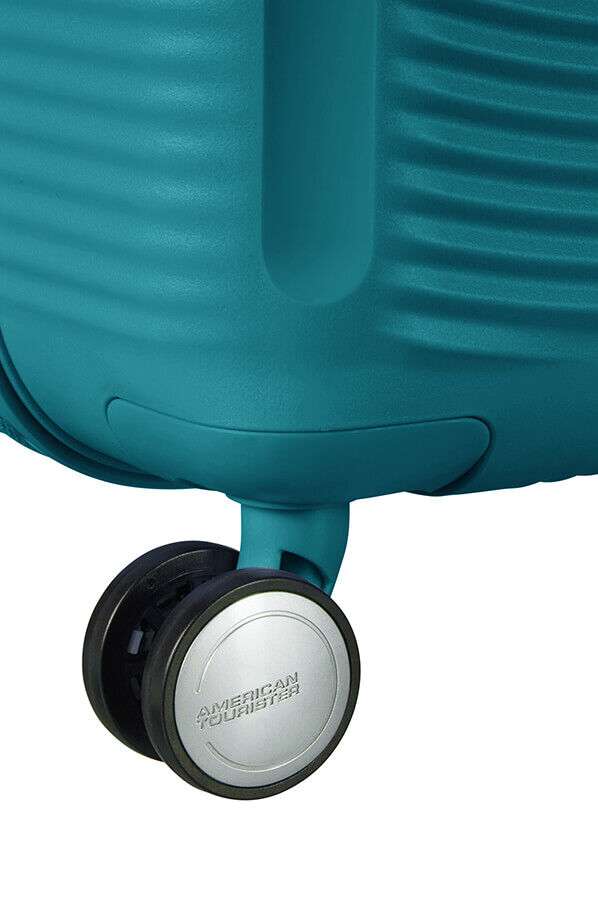 American Tourister Soundbox Spinner Expandable 55cm  Jade Green
