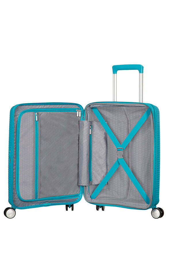 American Tourister Soundbox Spinner extensible 55cm Summer Blue