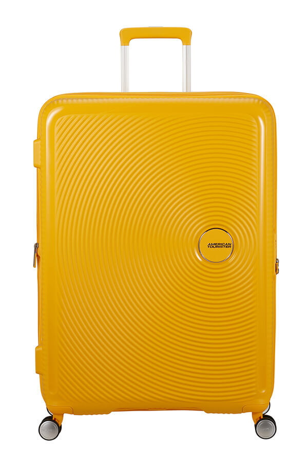 American Tourister SoundBox Spinner TSA Expandable 80cm  Jaune or