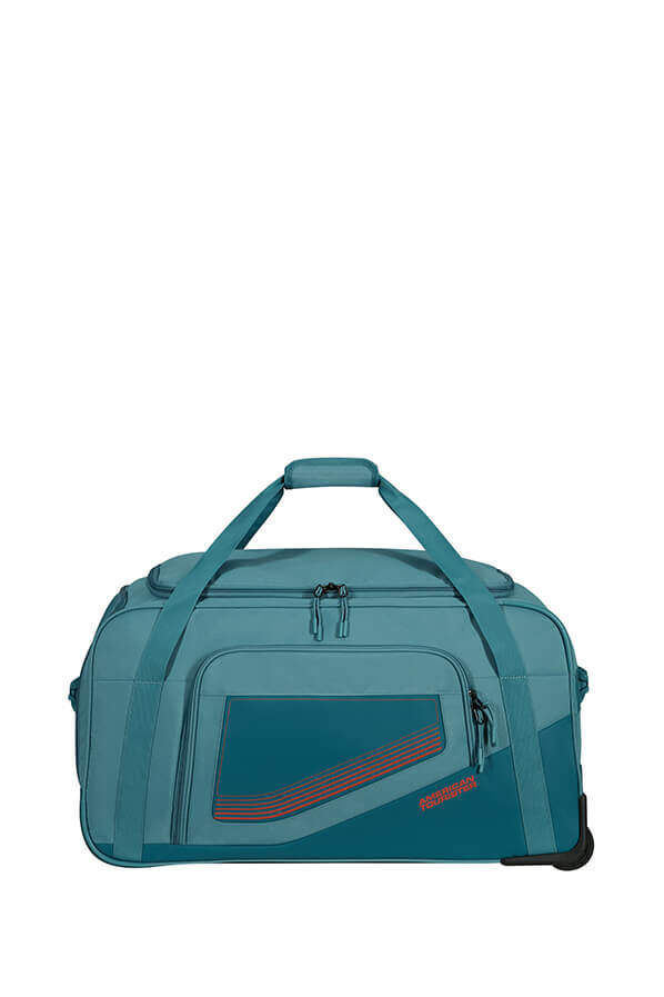 American Tourister City Racer Duffle with Wheels M  P&eacute;trole