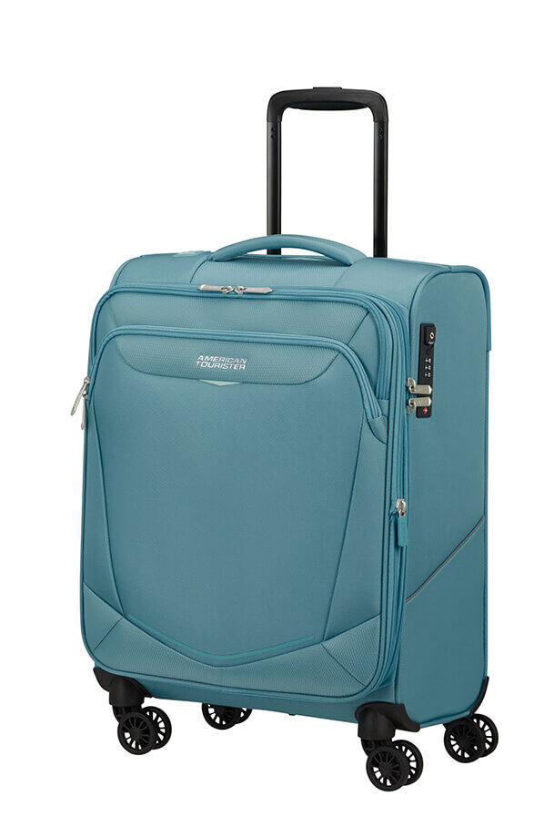 American Tourister SummerRide Spinner S EXP TSA 55cm Bleu Vent