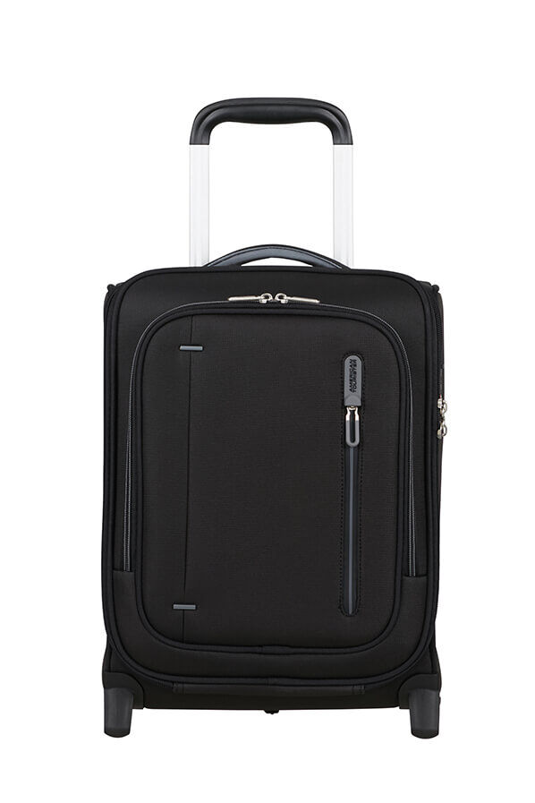 Cloudrider Valise 2 roues S/M | American Tourister Cloudrider Upright Underseater Tsa  Jet Black