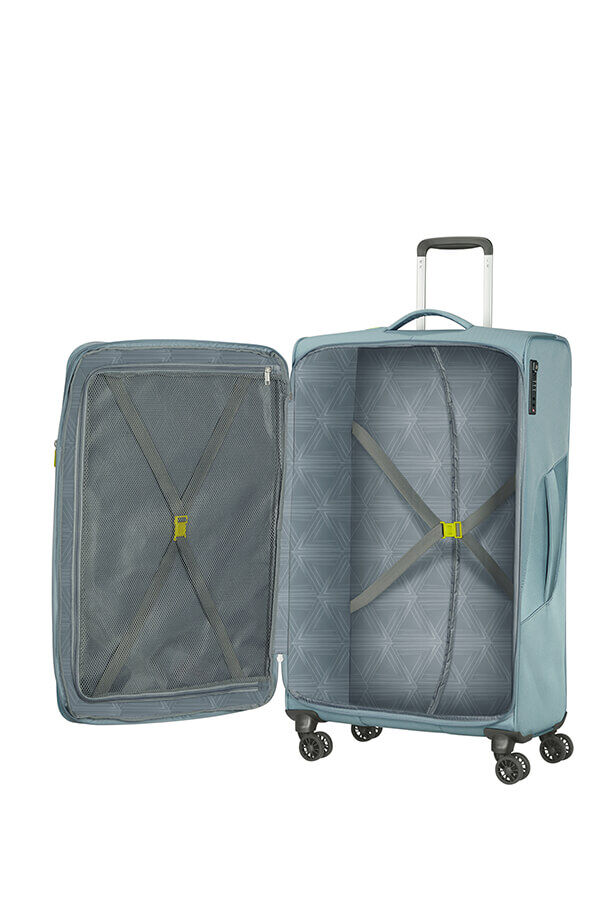 American Tourister Summerfunk Spinner Exp TSA 79cm  Gris M&eacute;tallique