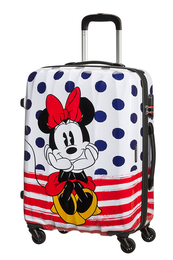 American Tourister Disney Legends Spinner 65cm  Minnie Blue Dots