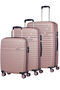 American Tourister Aero Racer 3 PC Set A  Rose