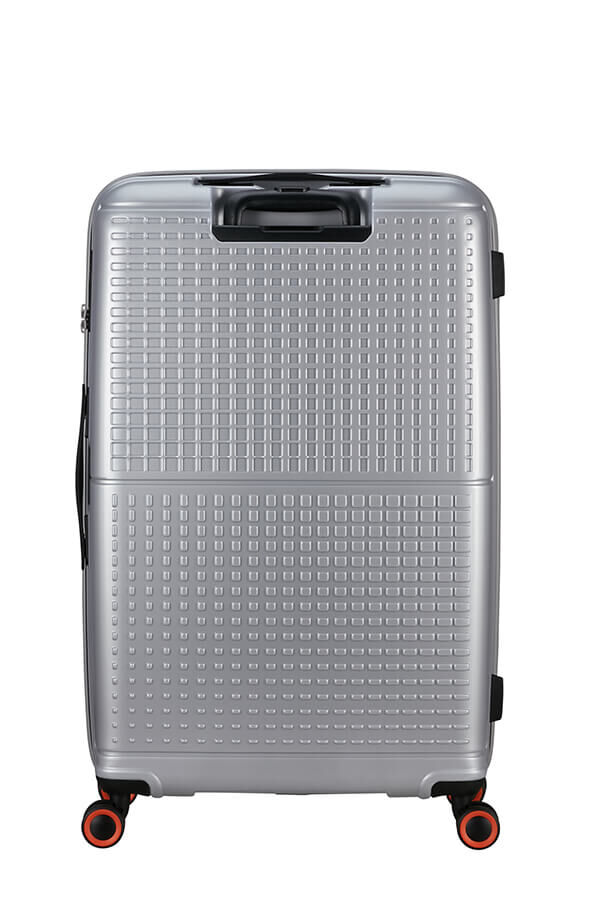 American Tourister Geopop Spinner 77/28 Tsa. 77cm  Argent m&eacute;tal