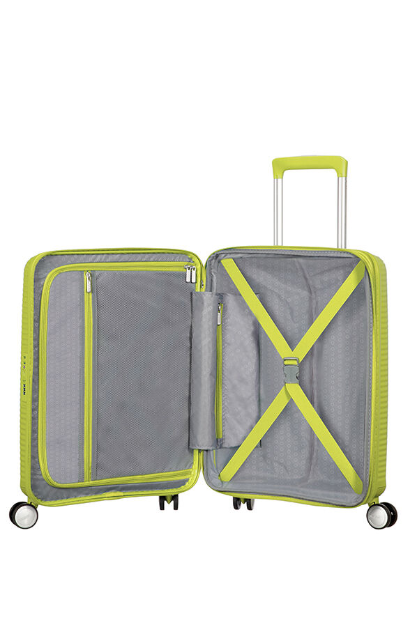 American Tourister Soundbox Spinner Expandable 55cm Tropical Lime