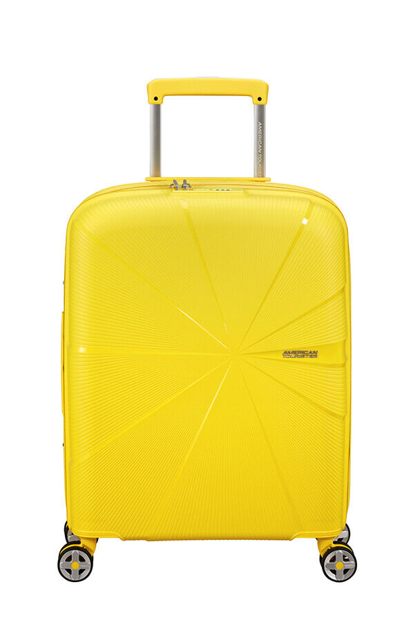American Tourister Starvibe Spinner Expandable TSA 55cm Electric Lemon