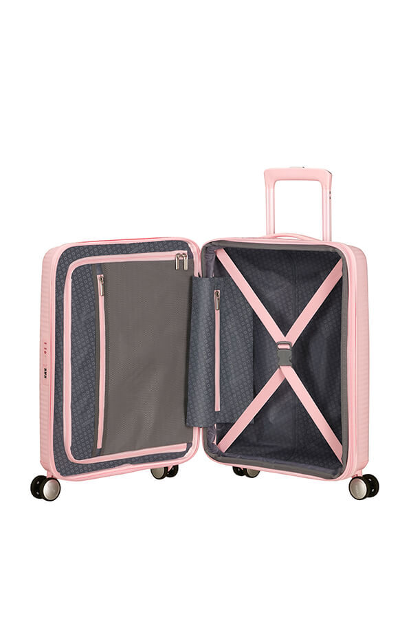 American Tourister SoundBox Spinner TSA Expandable 55cm  Pastel Pink